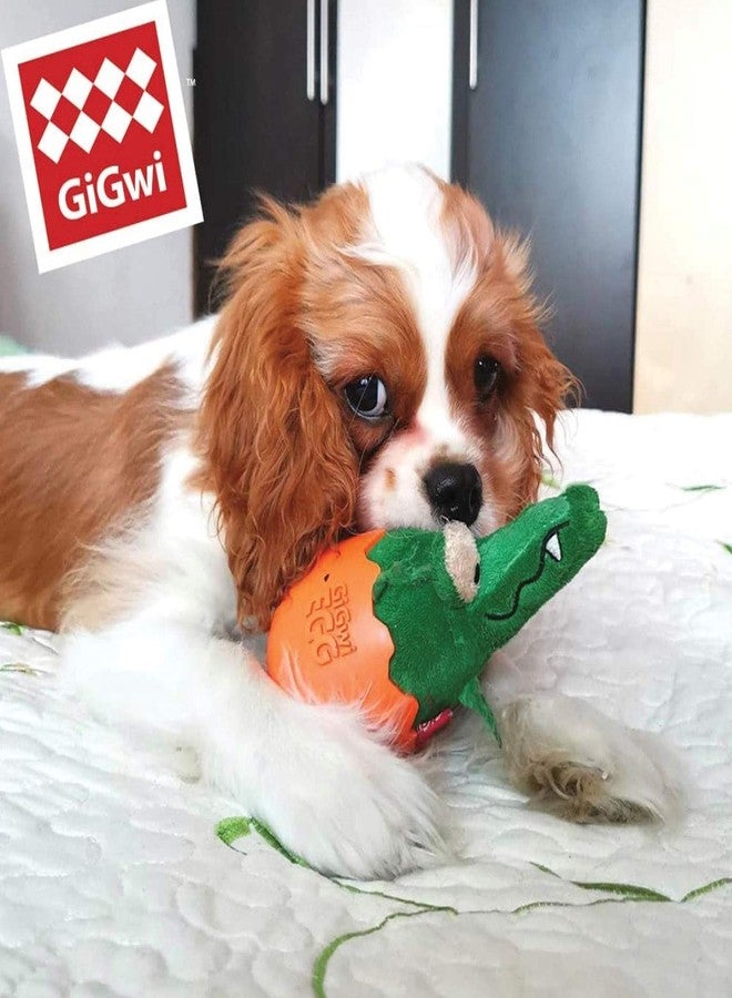 جيجوي لعبة بيضة جيجوي المتأرجحة للكلاب، قاعدة مطاطية سميكة ومتينة لحركة متأرجحة ممتعة، جلد ناعم مع صفارة، تقلل الملل، لطيفة على أسنان الكلب، لعبة تفاعلية، مناسبة للكلاب التي تمضغ قليلاً ولللعب في الأماكن المغلقة، متوسطة الحجم - Image 2